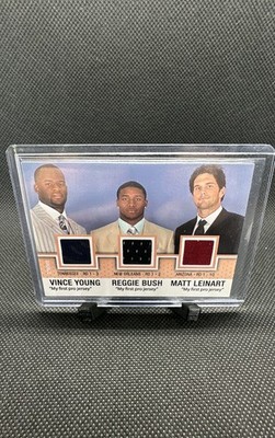 2006 SAGE Game Exclusives - Jersey Trio Bush, Young, Leinart #LBY 2 Bronze 2/2