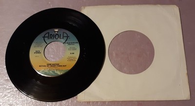Gene Cotton Before My Heart Finds Out/Like A Sunday 7'' Vinyl  Record 45rpm