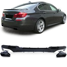 Heckdiffusor + Endrohre 550 Performance Schwarz Glanz passt f�r BMW F10 F11 535