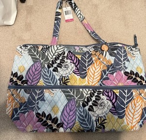 Vera Bradley PALM FLORAL Expandable Travel Bag  NWT
