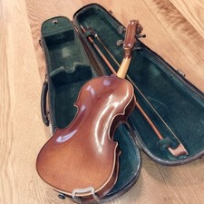Suzuki No.101 Size 1/16 1964 Violin Vintage w/Hard case  Bow From Japan
