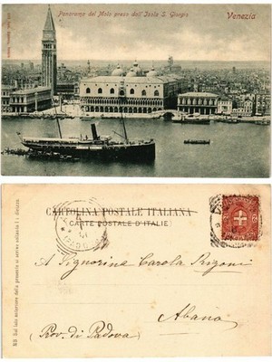 CPA VENEZIA Panorama del Molo preso dall'Isola S. Giorgio ITALIEN (520860)