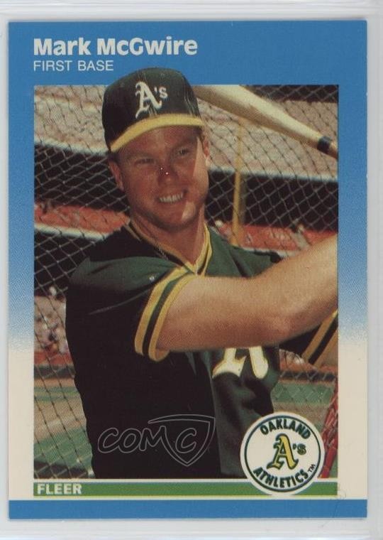 1987 Fleer Update Collector's Edition Glossy Mark McGwire #U-76 1qp8