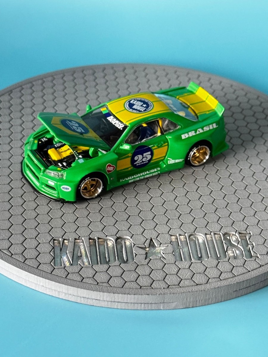 MINI GT NISSAN SKYLINE LB-ER34 AND SKYLINE GTR R34 BRAZIL