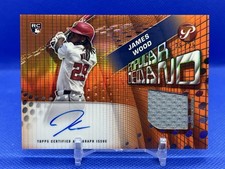 2025 Topps Pristine Popular Demand Relic Auto James Wood #PPDAR-JW Orange /25