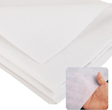 Tessuto Non Tessuto Termoadesivo Bianco 3M X 1M – Fliselina Adesiva per Tessuti,