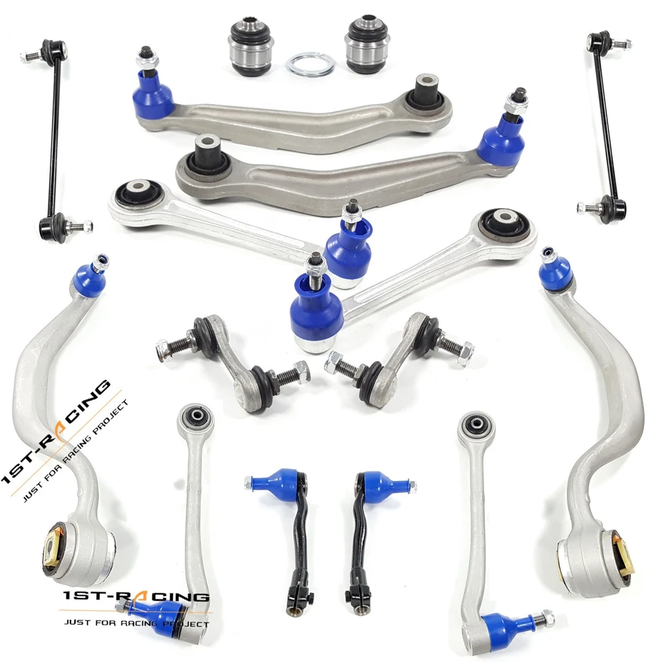Kit de brazos de control inferiores superiores delanteros traseros para BMW E39 1998-2003 540i 2000-2003 M5 Foto 3 de 3