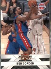 Ben Gordon 2010-11 Panini Threads Detroit Pistons #113