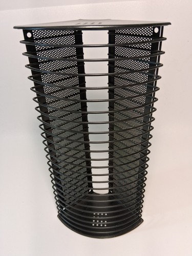 Vintage Techpoint Black Metal CD Rack 90s Curved Tower Holds 24 CDs | eBay