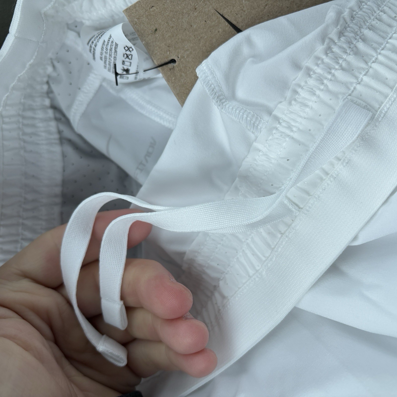 Nike Court ADV Rafa Nadal 7” Tennis Shorts White Blue DV2881-102, Mens Medium thumbnail 6