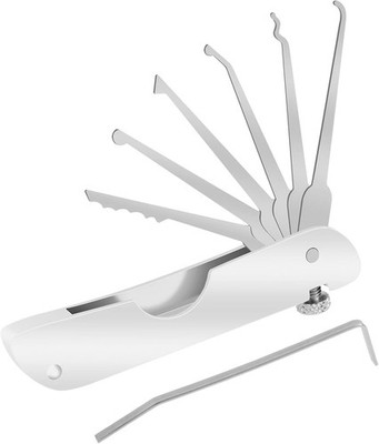 6-in-1 Stainless Steel Portable Key Practice Set Professional Key Door Open*