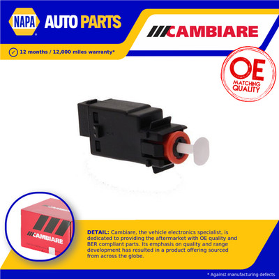 Brake Light Switch fits BMW 320 E30, E36 2.0 82 to 99 Cambiare Quality New