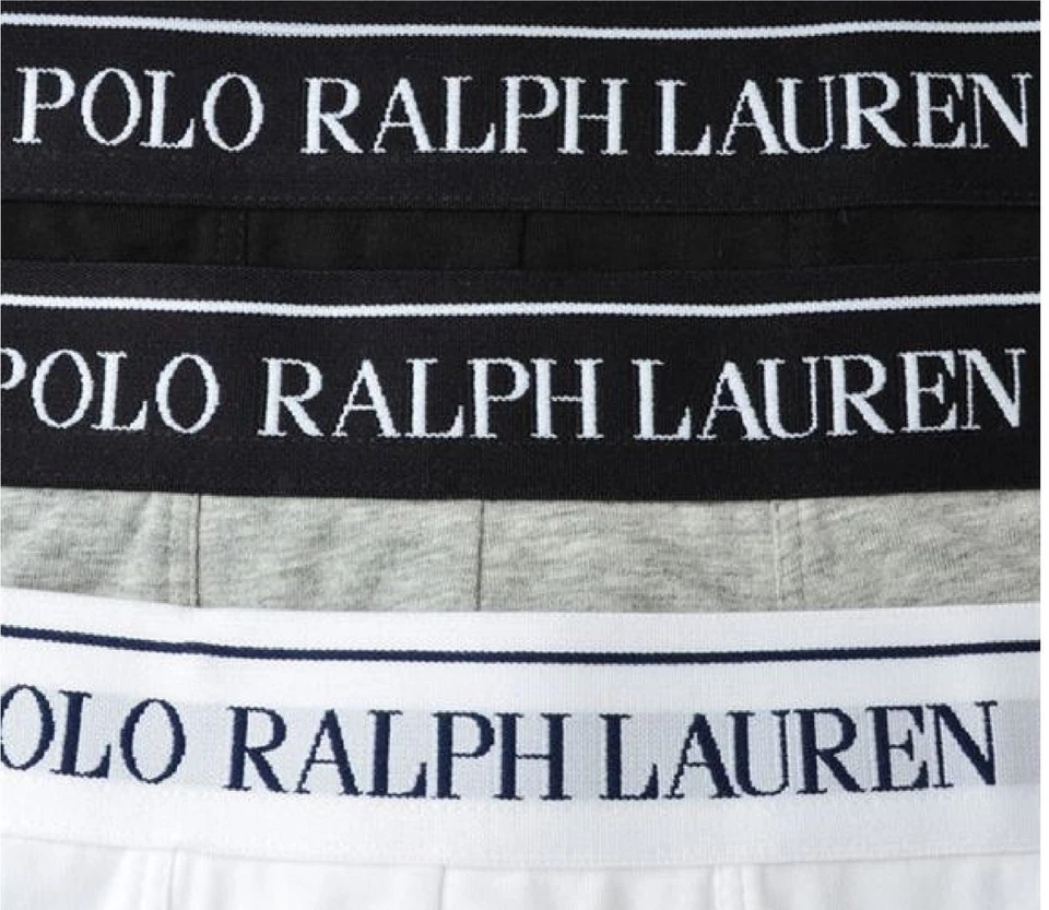 Mens Polo Ralph Lauren Boxer Shorts Underwear Trunk 3 in a Pack - Image 3 of 4