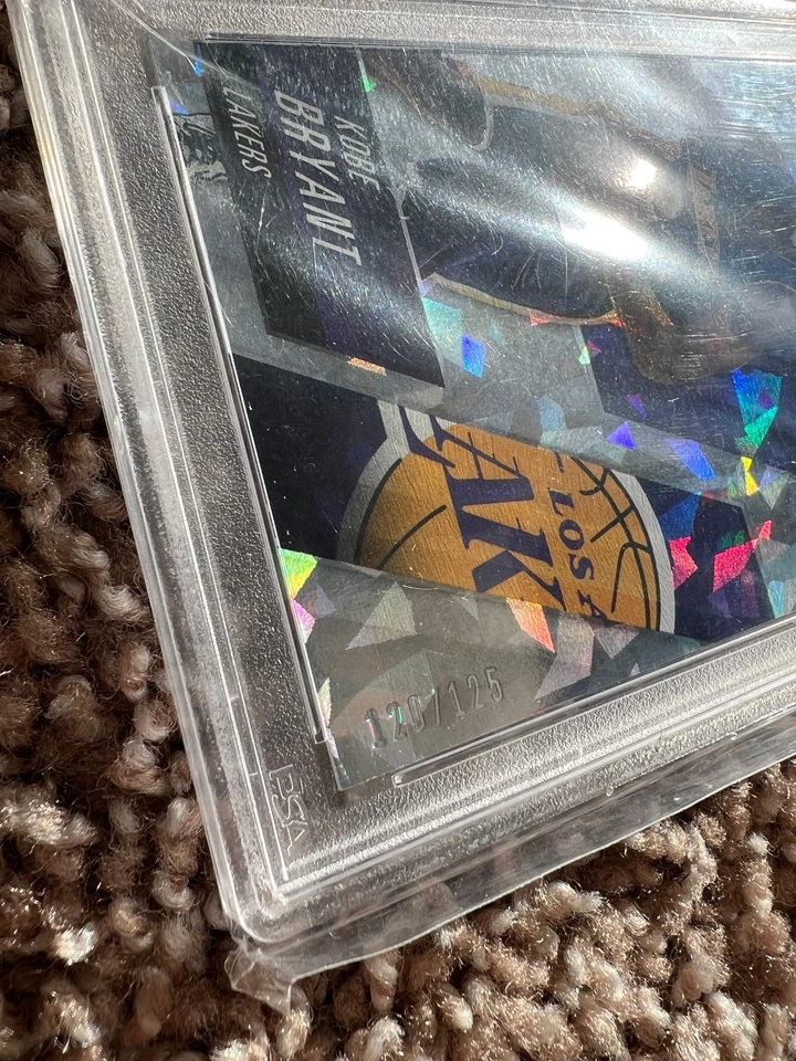 Kobe Bryant 2015 Panini Prestige Franchise Favoritos Crystal/125 Lakers PSA 9 Foto 3 de 3
