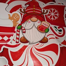 Giant Christmas Magnets, Knome,Hot Chocolate, Santa,Presents  Great For The Kids