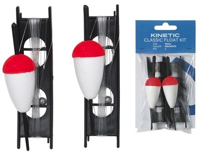 KINETIC Vorfachschnur CLASSIC FLOAT KIT SET - 2 Fertigangeln - 30mm - Pose