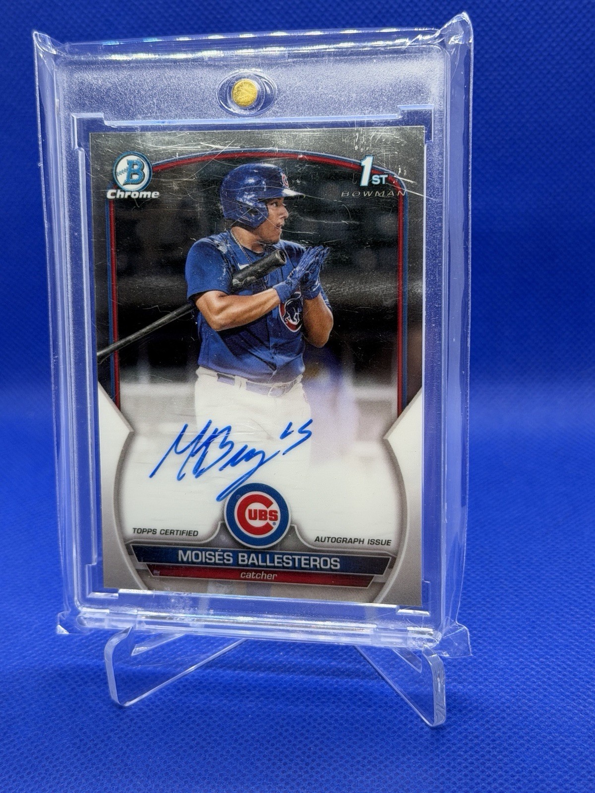 2023 Bowman - Chrome Prospect Autographs Moises Ballesteros #CPA-MBS (AU, RC)
