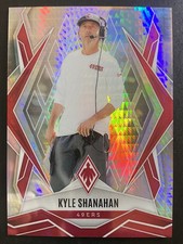 Kyle Shanahan 2025 Panini Phoenix Silver Hyper Prizm San Francisco 49ers #120