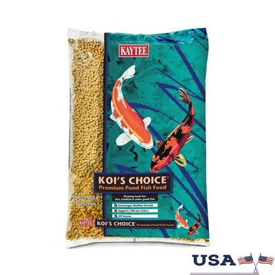Koi Fish Food Pellets All Season Nutrition Clean Water Growth Health 10lb New