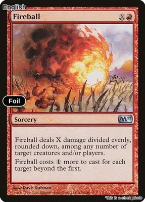 MTG Fireball [M11 - 138] MP Foil