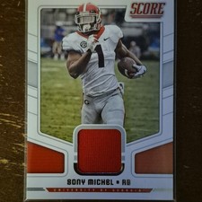 Panini 2018 Score Sony Michel #369 Rookie Georgia Bulldogs Football Card. rookie card picture
