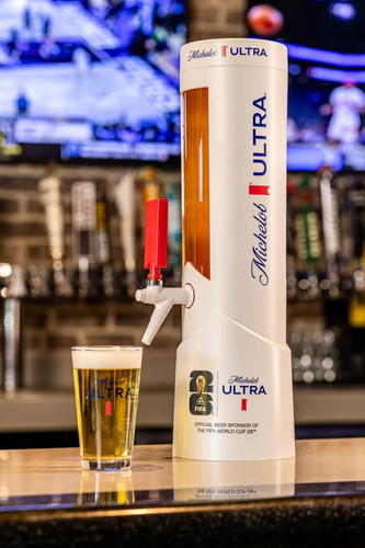 Michelob ULTRA FIFA World Cup 2026 100oz Beer Tower Dispenser White Logo