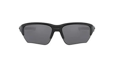0OO9363-0264 OAKLEY MEN'S FLAK BETA RECTANGULAR POLISHED BLACK-BLACK IRIDIUM