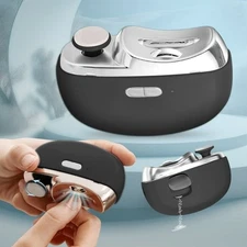 Automatic Nail Clipper Electric Nail Trimmer Polisher 2 in 1 Portable Fingernail