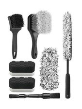 Fantasticlean 7PCS Car Wheel Cleaning Pro Kit, Tire Brush, Soft-bristled Rim ...