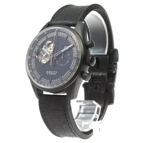 Zenith — Zenith Chronomaster Night Vision 24.2160.4068 45mm Rubber Automatic Watch #C3517
