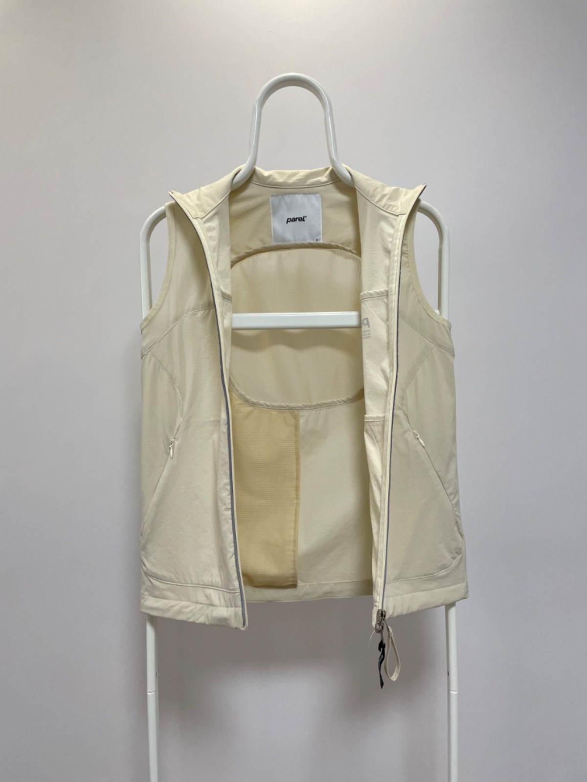 Parel STUDIOS Atlas Vest Gilet Jacket Waistcoat Gorpcore Cream Men's Size S image 5