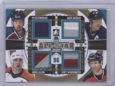 2013 In the Game-Used Gold /10 Peter Forsberg Mark Messier John LeClair HOF 0c3