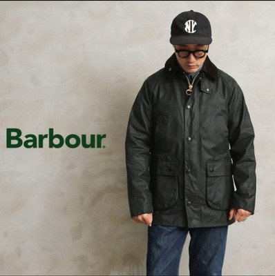 【美品】Barbour Bedale SL 38 sage Barbour Men's SL Bedale Casual Jacket in Sage Barbour