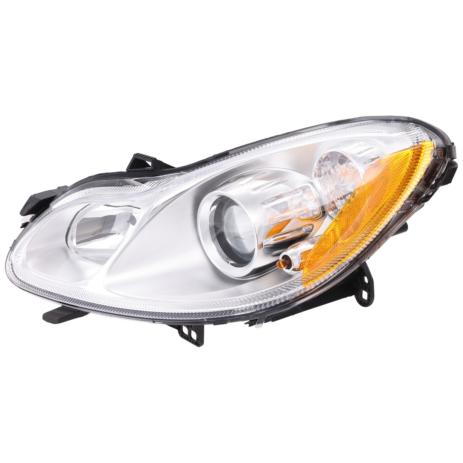 For 08-15 Smart Fortwo Pure Front Halogen Headlight Headlamp w/Bulb Driver Side