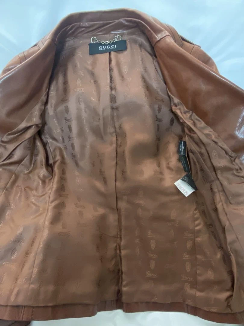 Gucci giacca di pelle donna