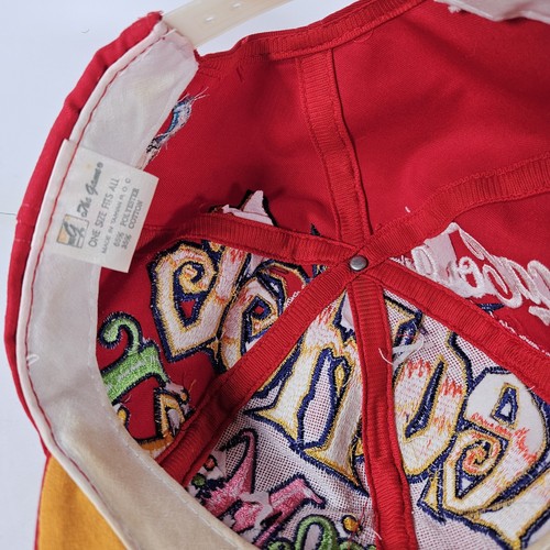 Cappello Berretto Vintage Coca Cola Rosso Caldo Estivo Snapback Stampa All Over Graffiti Rosso - Foto 10 di 15