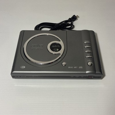 Dolby Laboratories Gray Silver DVD MP3 CD Mini Player OLDER, NOT HDMI Tested WRK
