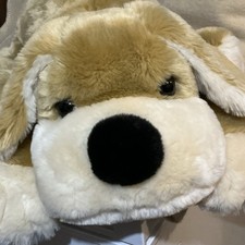 Cute Soft 22" FAO SCHWARZ Medium Tan Puppy Dog Patrick Plush Stuffed Animal