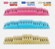 300pcs Heat Shrink But Connector Waterproof Electrical Wire Marine Butt Splice
