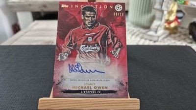 MICHAEL OWEN TOPPS RED 08/10 2024 INCEPTION LEGACY UCL FC LIVERPOOL ENG AUTO