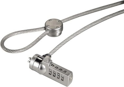 HAMA Notebook Security Cable with 4 Digit Combination, 1.8m