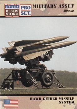 1991 Pro Set Desert Storm #213 Hawk Guided Missile System