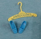 Vintage Barbie Clothes - Vintage Barbie Turquoise Pilgrim Shoes