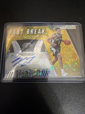 2019-20 Select Keldon Johnson Gold Disco Prizm Rookie Autograph /10 Fast Break