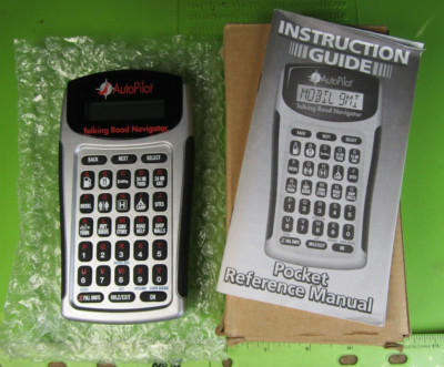 Ultradata Systems Autopilot Handheld Travel Navigator - Model 755 Tested NOS