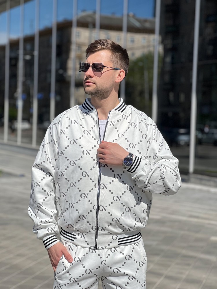 Men's Tartan Tracksuit Set in S M L XL 2XL Sizes