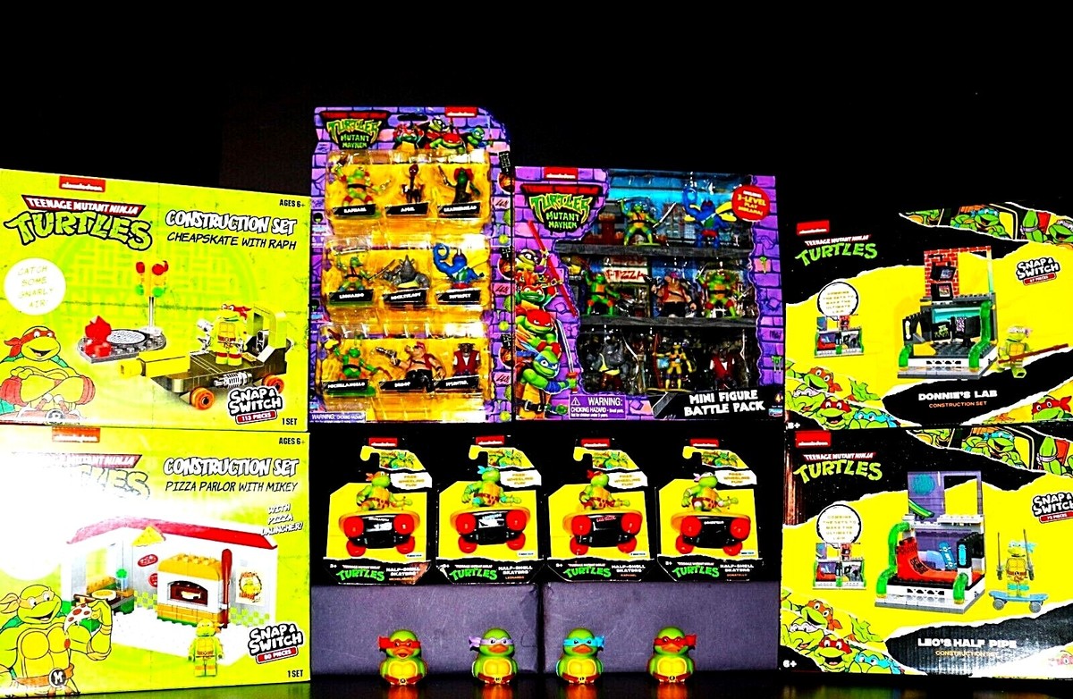 Teenage Mutant Ninja Turtles: 30+ TMNT Skaters, Battle Figure Sets