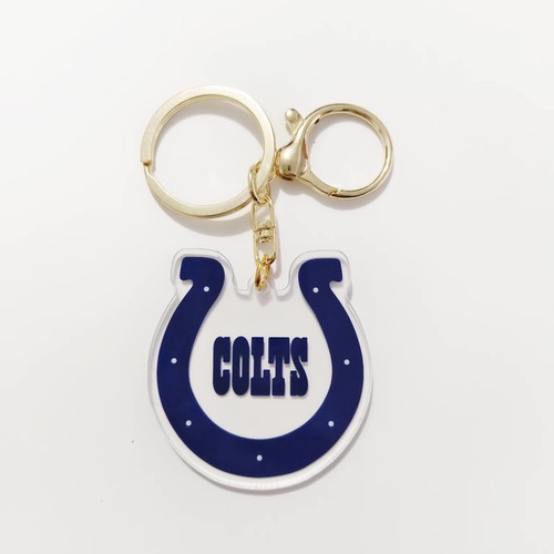 Indianapolis Colts Acrylic Keychain Key Chain New Free Shipping - 第 1/1 張圖片