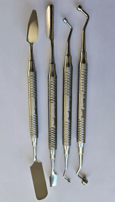 Dental Compactor Carrier Implant PRF Set of 4 Instruments Kit Surgical Surgery
