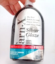 Vintage TARN-X Silver Glaze + Tarnish Remover Set *RARE* SEALED 12 oz each